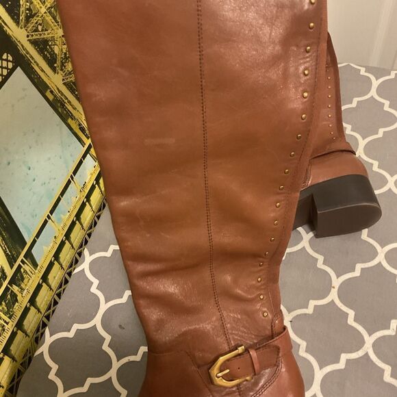 Gibson Mortimer brown leather over knee boots sz.6.5 - Picture 7 of 7